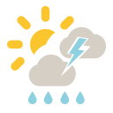 Showers, thunderstorms likely