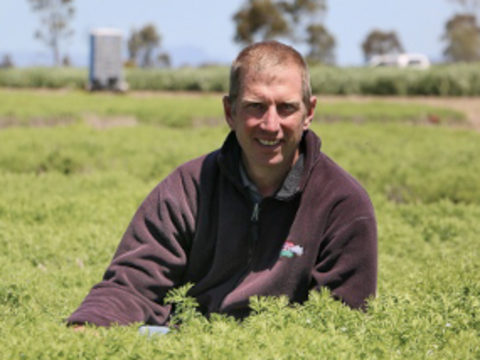 Dr Jason Brand, senior research agronomist with Agriculture Victoria