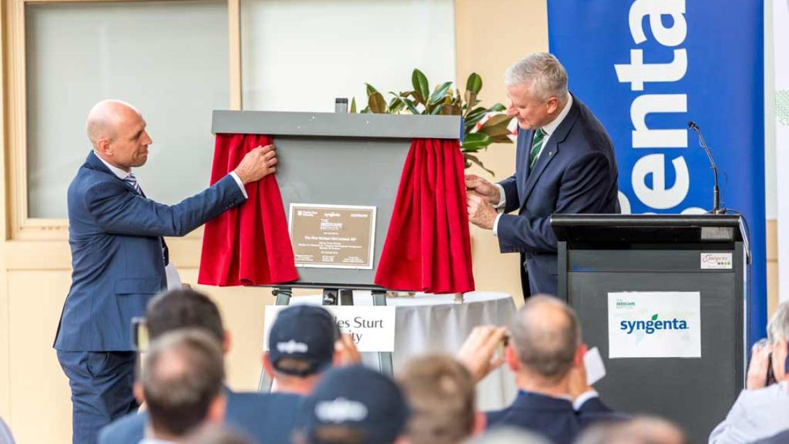 Syngenta Seedcare Institute Wagga Wagga official opening