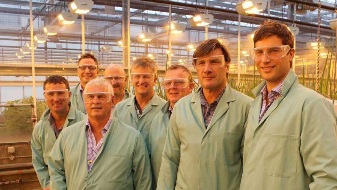 people in grow house