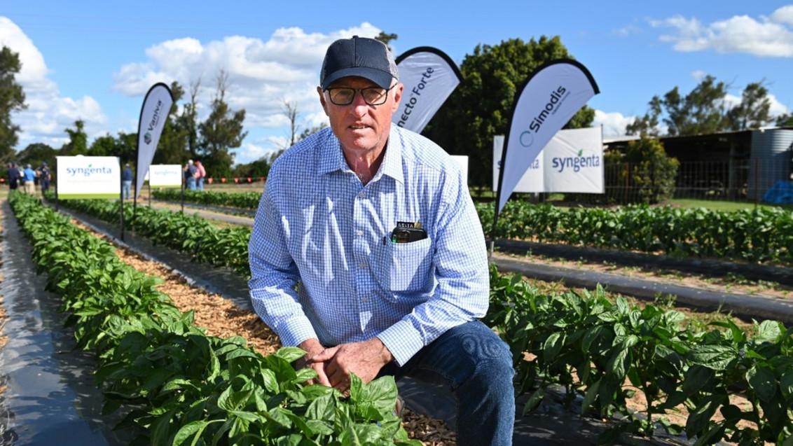 Agronomist Des May, of Delta Ag