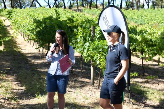 Syngenta Technical Services Lead Brandy Rawnsley and Territory Sales Manager Hannah McArdle