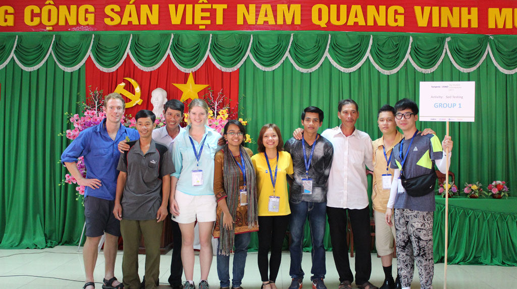 group of students in Vietnam 