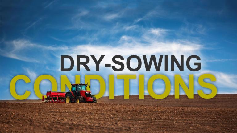 Tractor Sowing Dirt