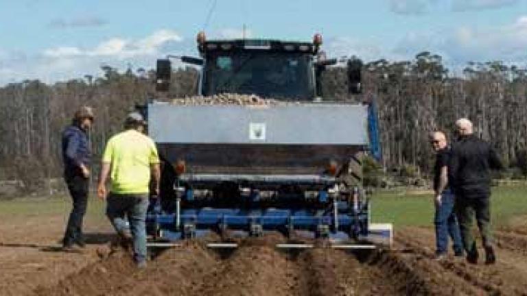 Amistar in-furrow potato planting.