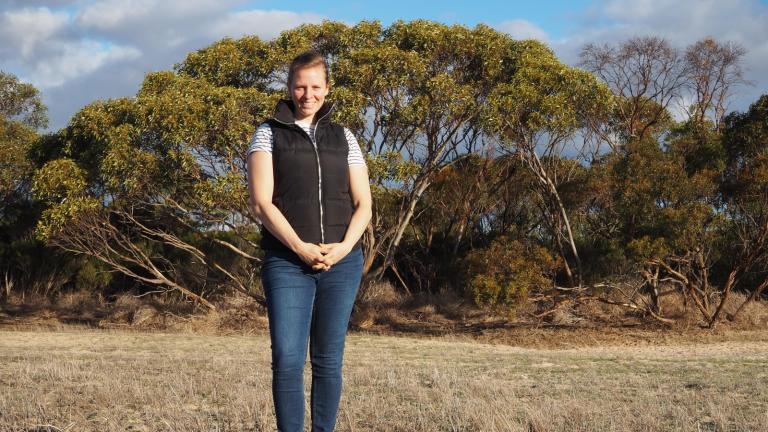 Michelle McMahon farmer for Syngenta Enhancing Biodiversity project
