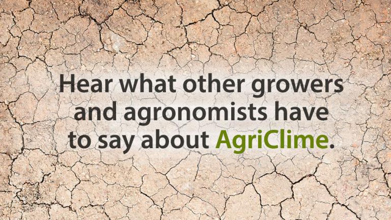 Hear what other growers and agronomists have to say about AgriClime banner