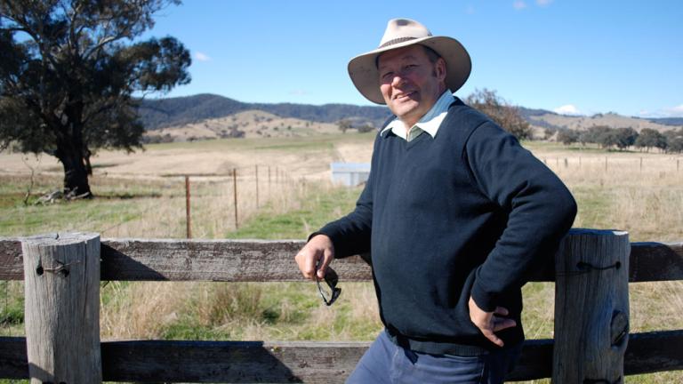 farmer smiling 
