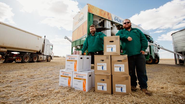 VIBRANCE® and CRUISER® 350FS seed treatments  and Seed Shield operators