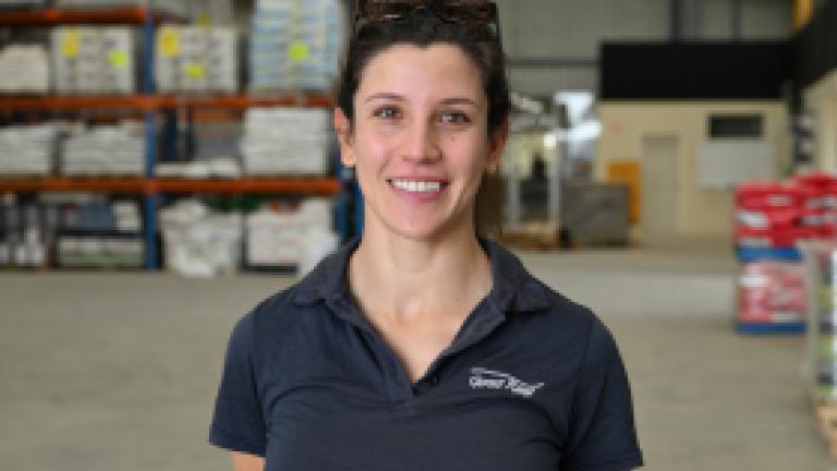 Agronomist Sonia Marquardt, of Gorst Rural, at Lake Bolac, VIC