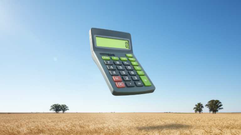 VICTRATO ROI Calculator in a field of wheat