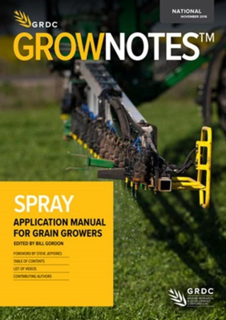 grownotes spray manual cover 