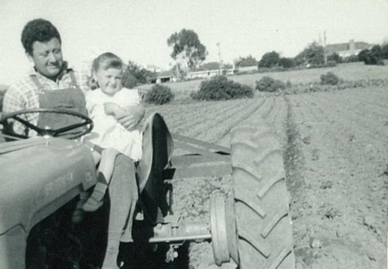 Frank Candeloro with daughter Angela