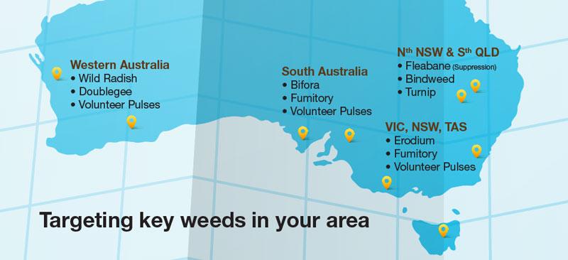targeting key weeds
