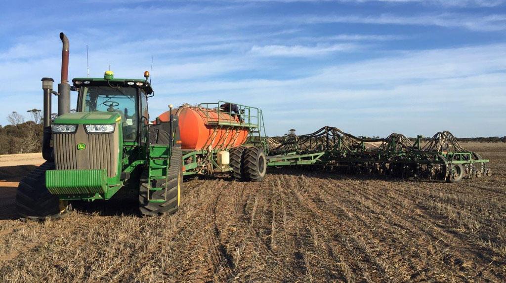tractor ploughing