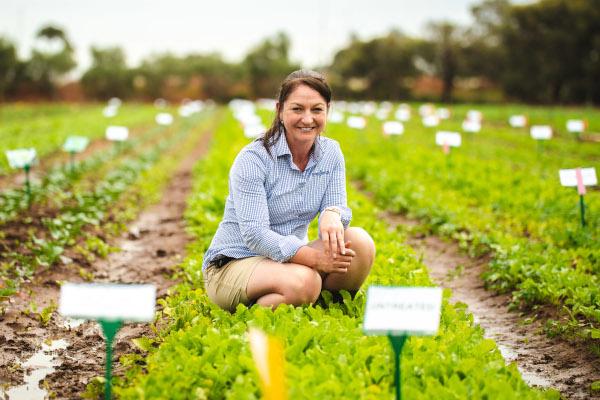 Brandy Rawnsley, Syngenta Technical Services Lead in field